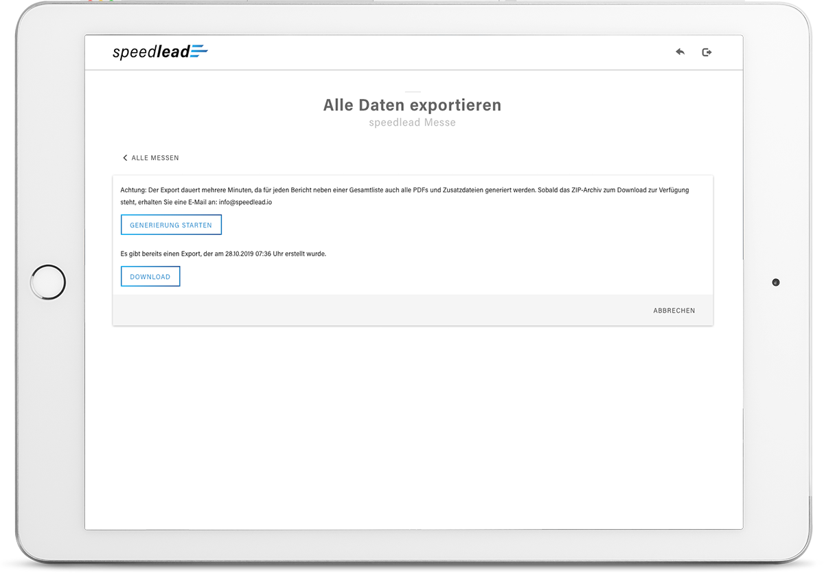 zip-Export